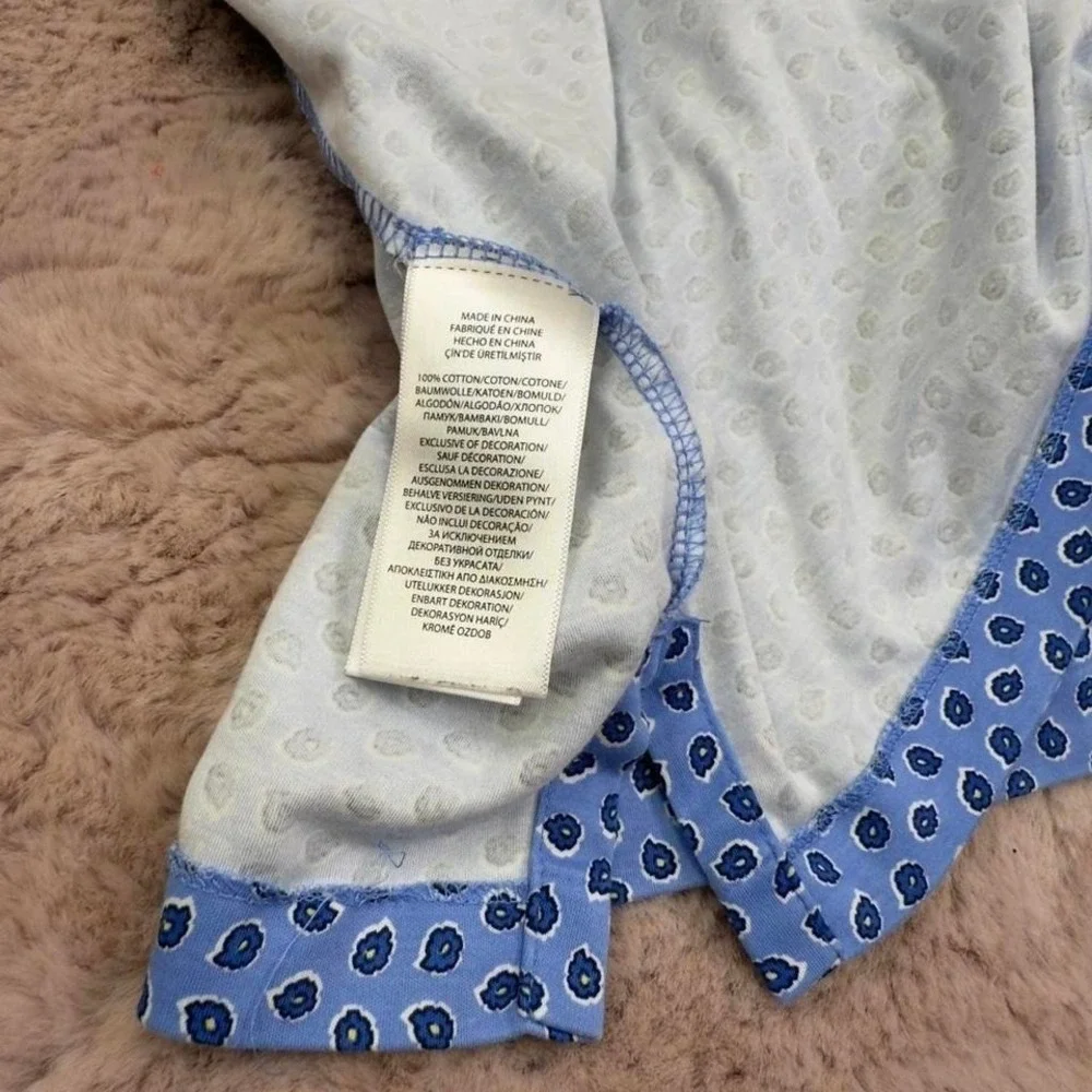 patterned polo shirt by Ralph Lauren, collard shirt, spring clothes, blue polo‎